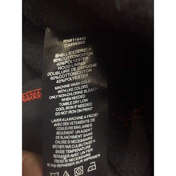 Broken Promises x Happy Bunny I'm Bad Contrast Black Hoodie Woman's Large Pocket - Picture 10 of 16